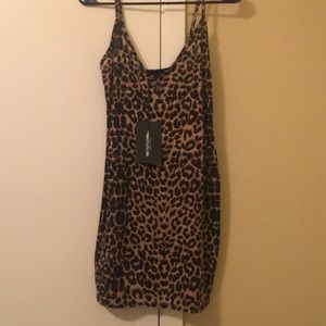 Leopard Print Mini Dress